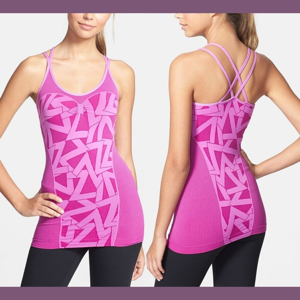 NWT Zella Devotion Seamless‎ Compression Tank in Magenta Pink [SZ Small ]
